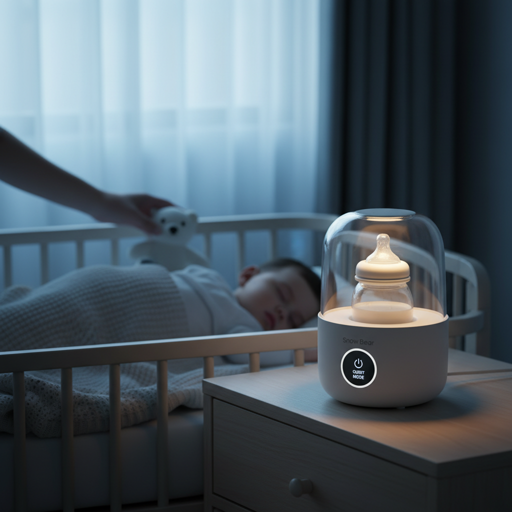 Snow Bear Bottle Warmer: Uninterrupted Nights with Quiet Mode